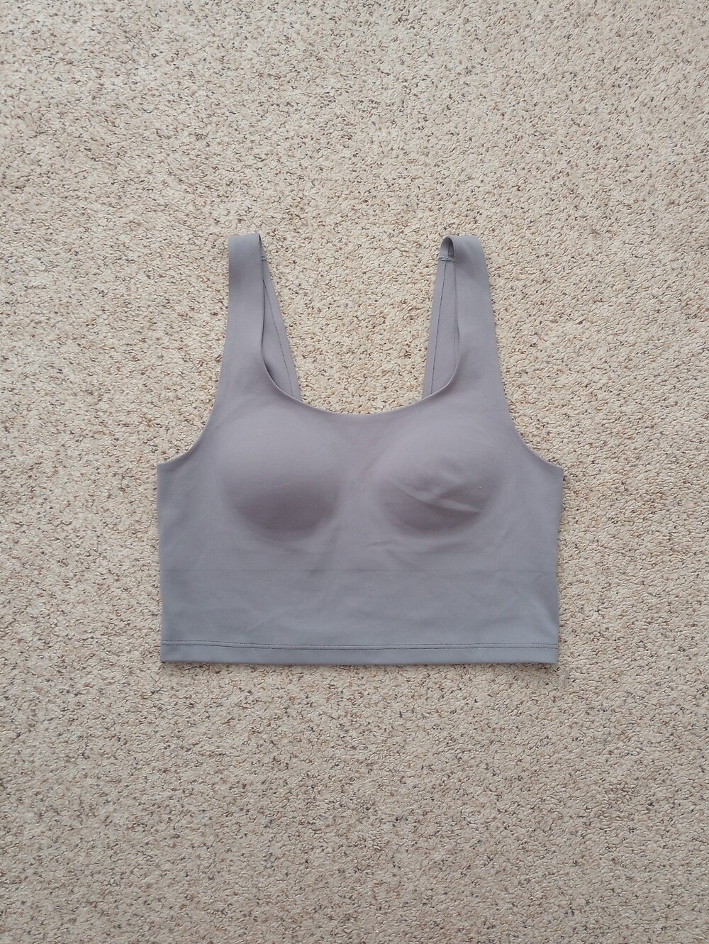 PINK Victoria's Secret Gray Sports Bra Size Medium Activewear Gym Workout